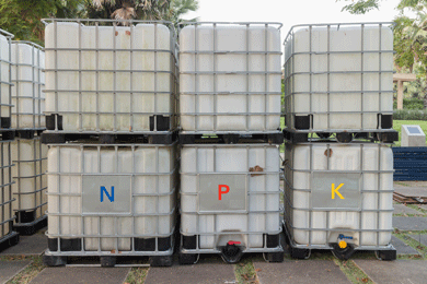 Large Growers Fertilizer Totes