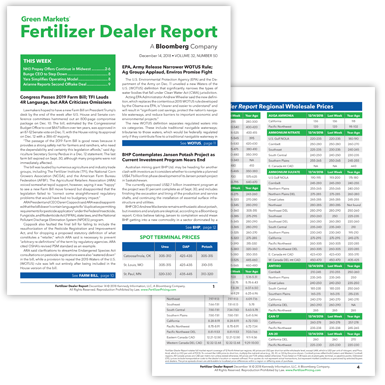 Fertilizer Dealer Report